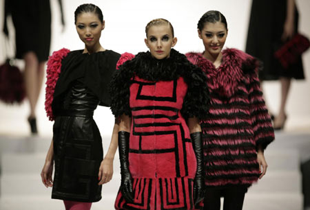 International fashion institute fur show