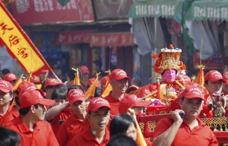 Ceremony held to worship Goddess Mazu in E China