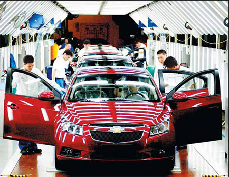 China auto sales top 10 million