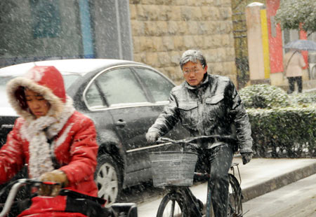 Blizzard hits N China, paralyzes major cities