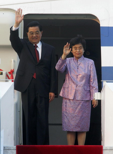 President Hu on Singapore visit
