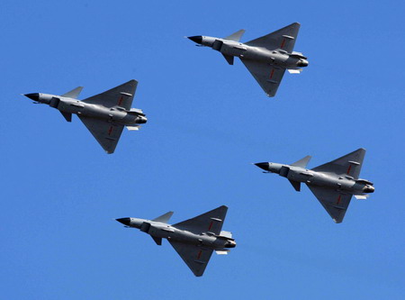 Air force show held in Beijing for anniversary