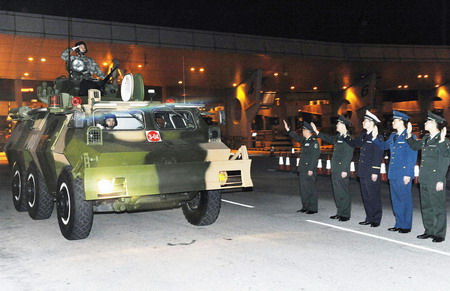 PLA forces in HK conduct 12th routine rotation