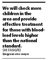 More children to be checked for lead poisoning