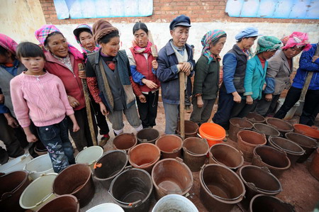 Water shortage worsens in Yunnan