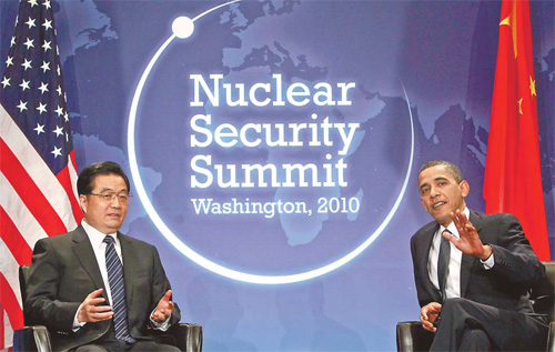 President Hu offers nuclear security support