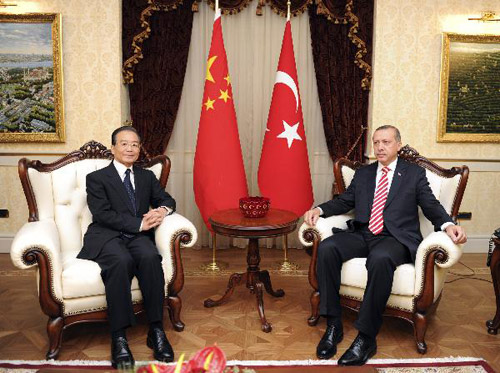 China, Turkey to establish strategic cooperative relationship