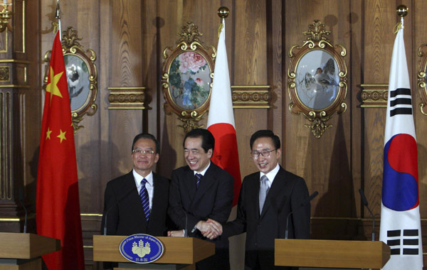 China, South Korea vow help in Japan recovery