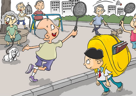Cartoons illustrate challenges for Chinese kids