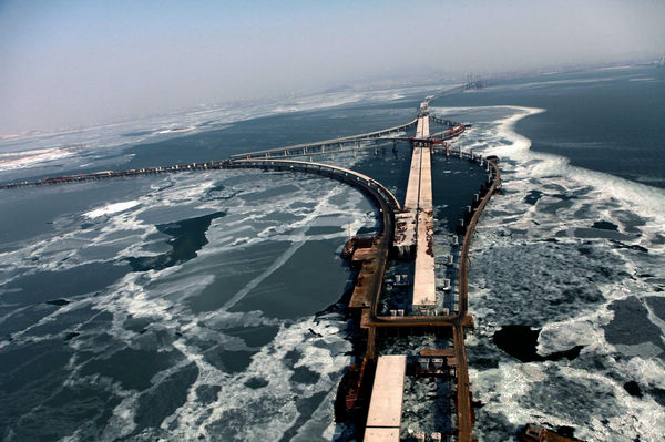 China opens world's longest sea bridge