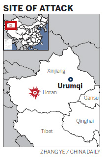 4 dead in Xinjiang police station attack