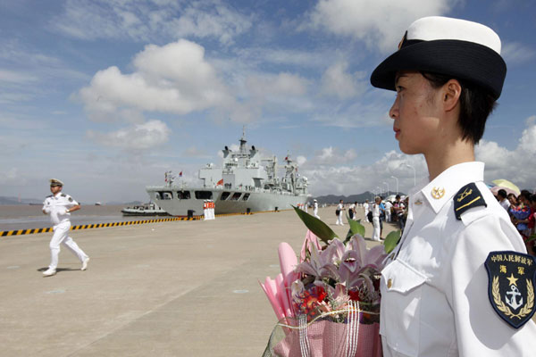 Naval escort squad returns from Somali waters