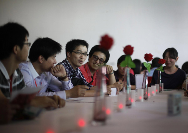 Blind date held in Shanghai