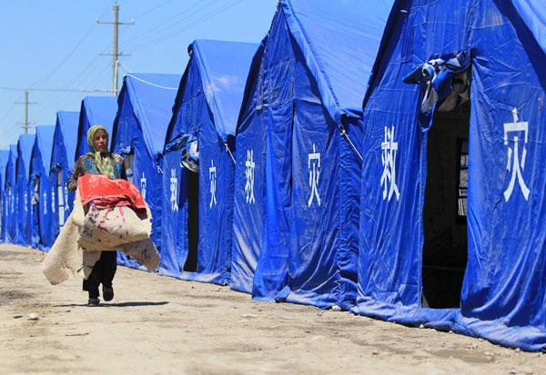 Relief efforts in quake-hit Xinjiang ongoing