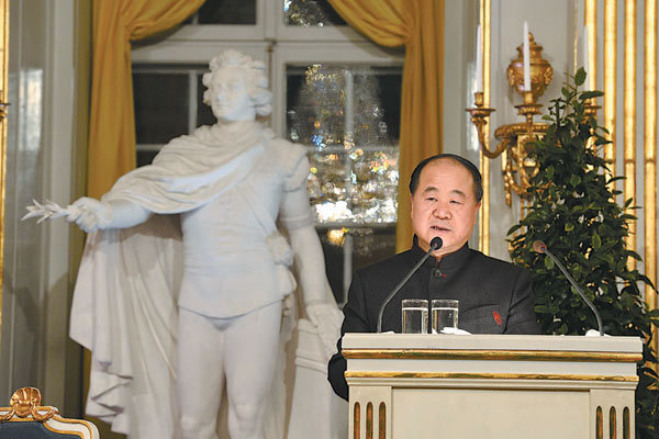 Storyteller Mo Yan tells his own story in Nobel Lecture