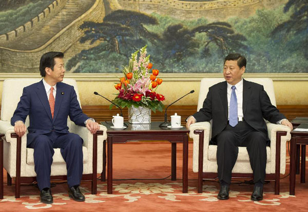 China's Xi meets Japanese ruling party leader