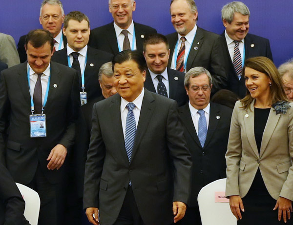 Liu Yunshan calls for better ties with Europe