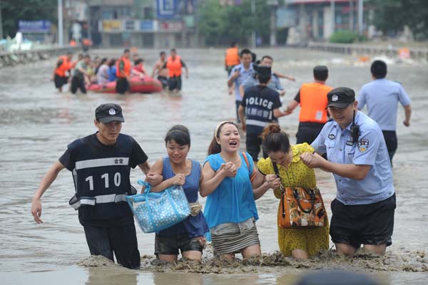 Rainstorms cause severe flooding and landslides