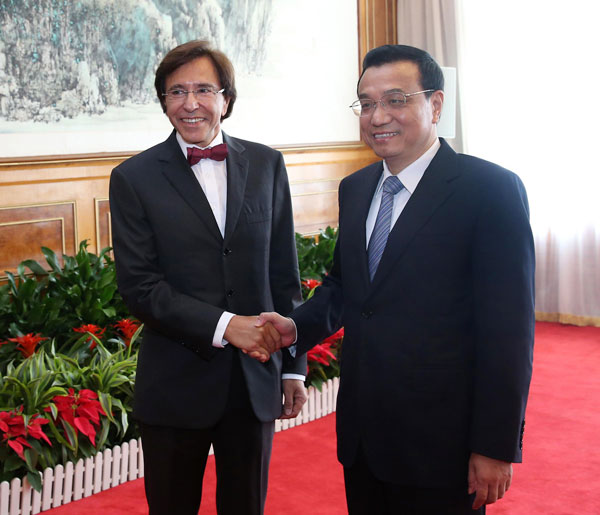 Chinese Premier meets Belgian PM