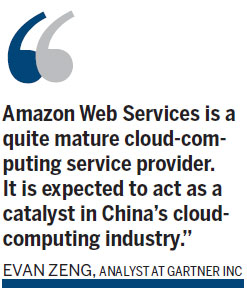 Amazon brings its cloud computing to China
