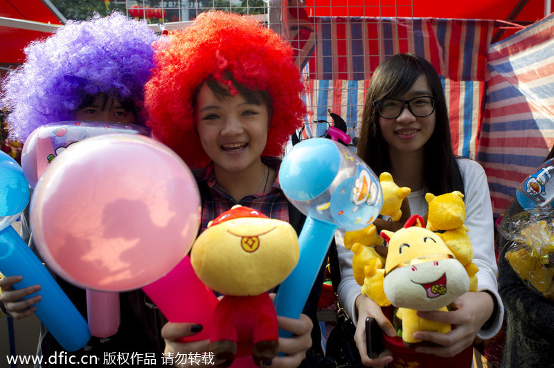 Horses star in this year's Spring Festival fair