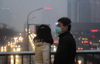 Smog shrouds Beijing again