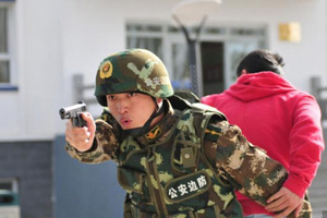 Police dog training base in Nanjing