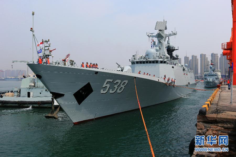 7 countries' naval ships arrive in E China