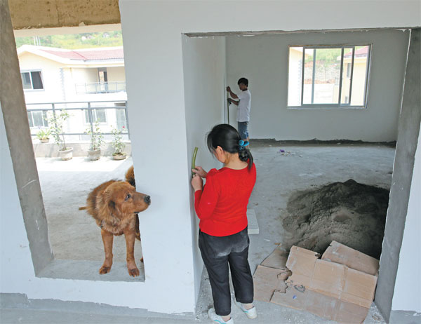 Rebuilding lives after the quake