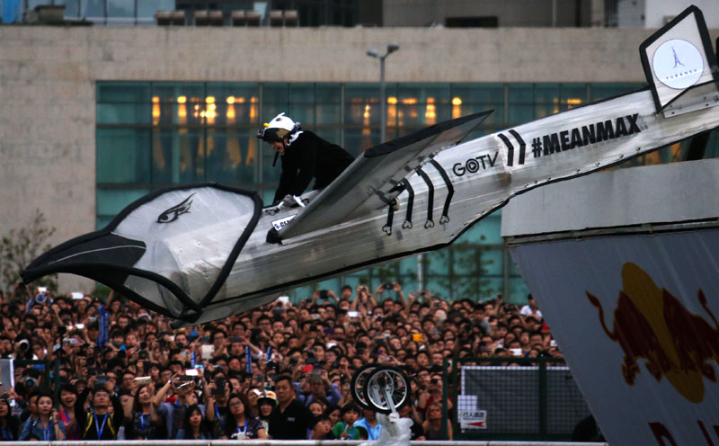 Red Bull Flugtag event in HK