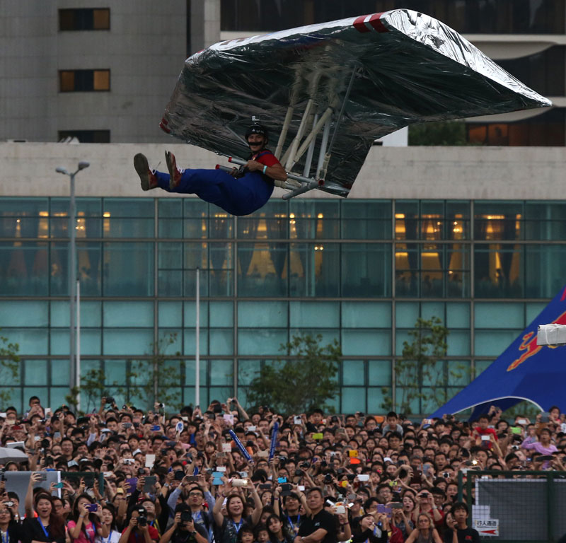 Red Bull Flugtag event in HK