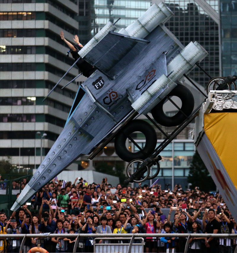 Red Bull Flugtag event in HK