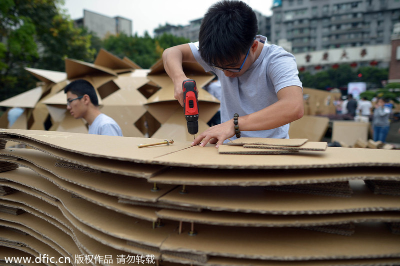 Paper houses show hidden creative genius