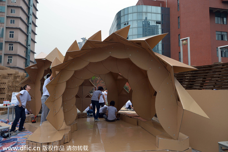 Paper houses show hidden creative genius