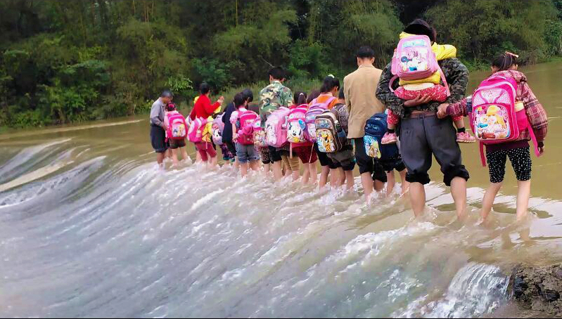 Severe rainstorms swamp China