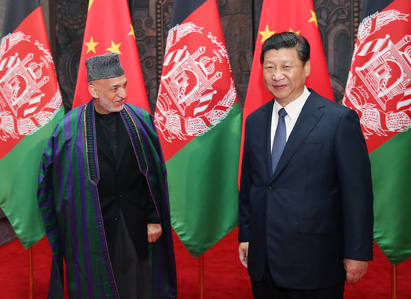 Xi vows support for Afghanistan reconstruction