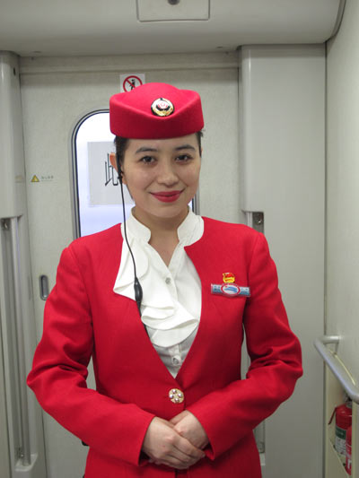 Uygur woman 'lucky' to work on hometown's 1st bullet train