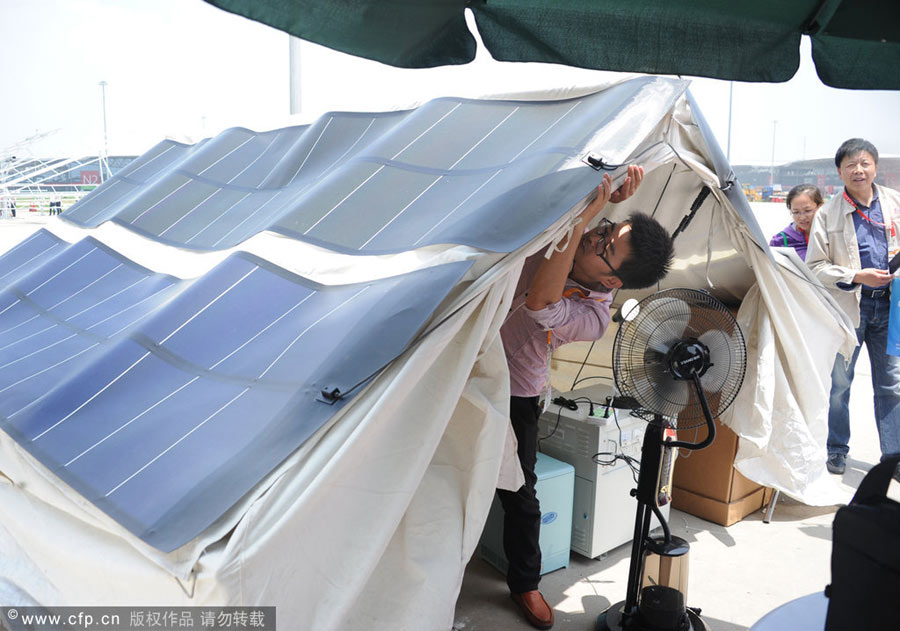 Solar power offers low-carbon living