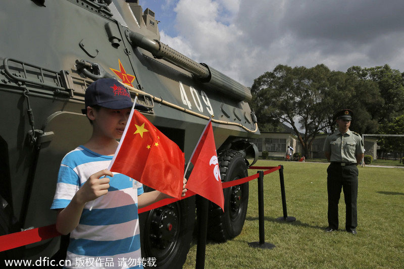 PLA Hong Kong garrison opens bases to public