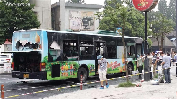 32 injured in China bus fire