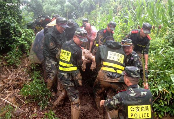 11 dead, 14 missing in mudslides in SW China