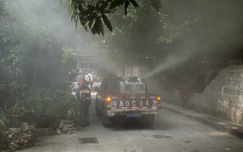 Mosquito killers hangs over Guangzhou as Dengue cases increase