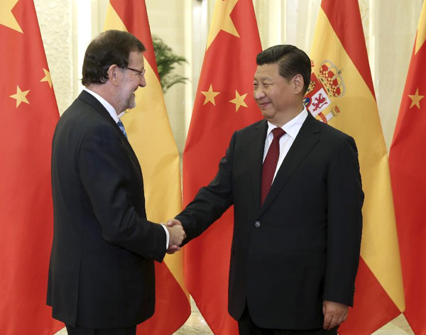 Xi praises Spain's role in Eurasian railway