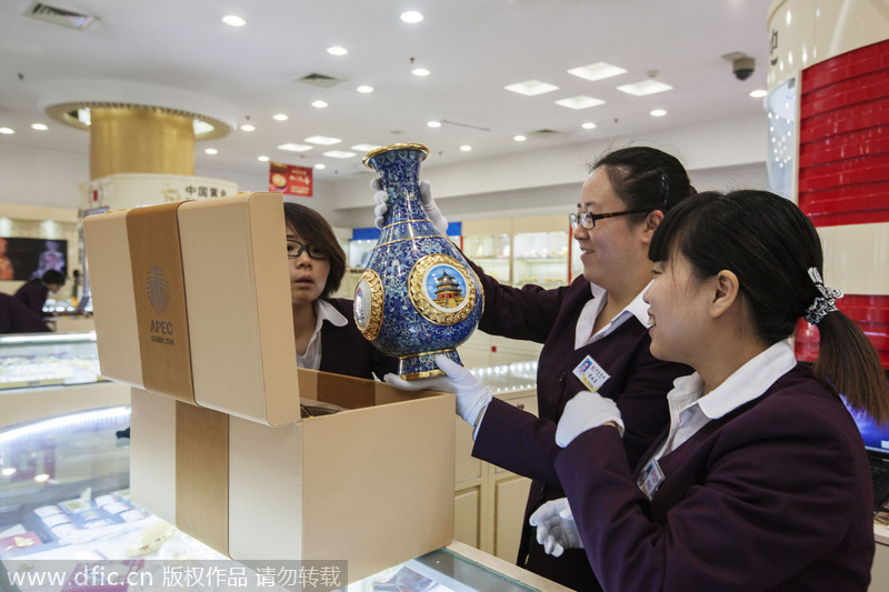 APEC gifts on sale in Beijing
