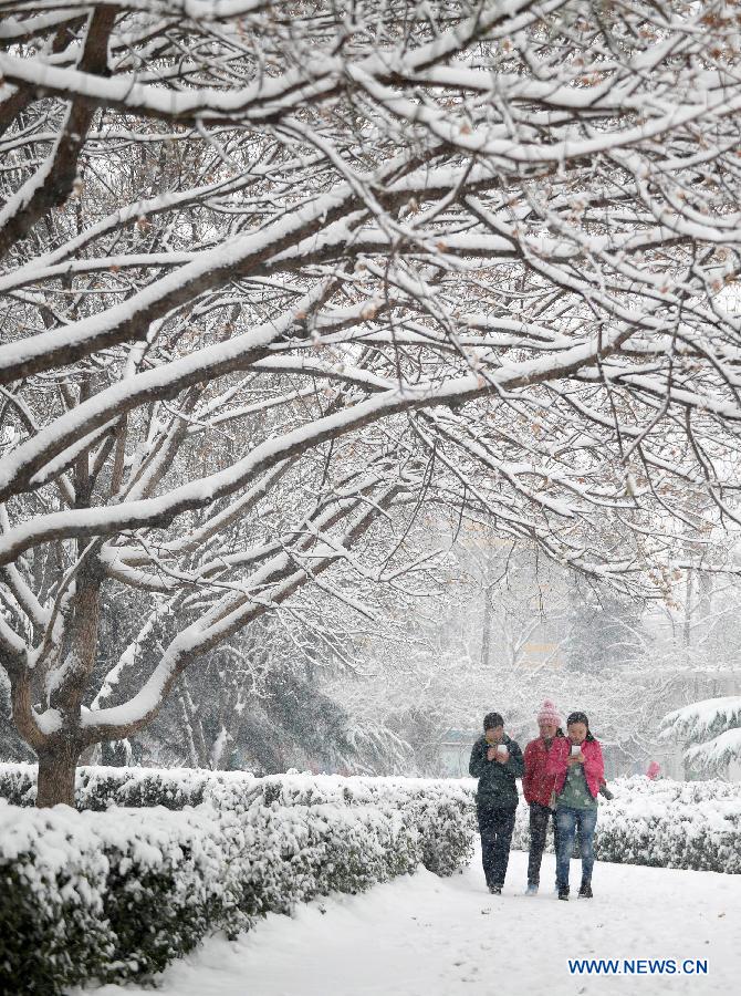 Heavy snow engulfs North China