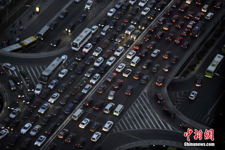 Christmas Eve a congested night in Beijing