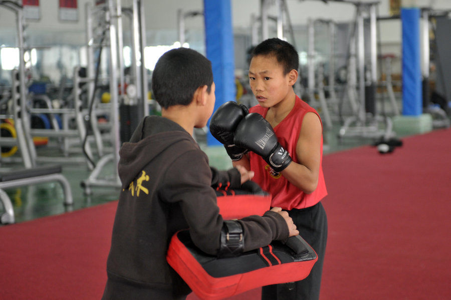 Boxing club makes men out of boys