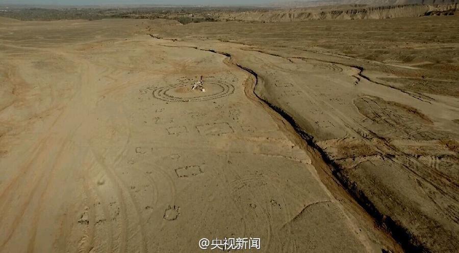 Massive stone circles found in desert