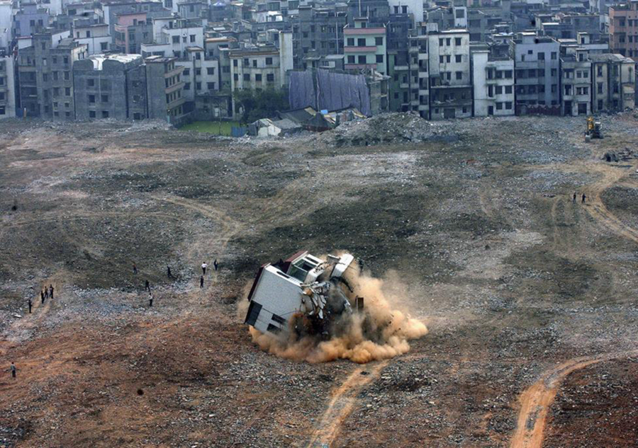 'Nail houses' in China