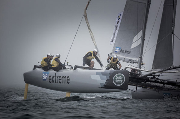 SAP Extreme Sailing Team on form in the fog